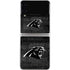 NFL Carolina Panthers Black & White Galaxy Z Flip4 5G Skin